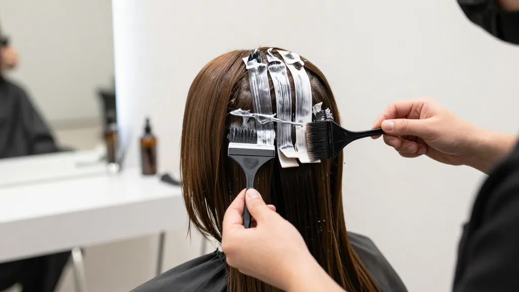 Färben und Strähnentechniken